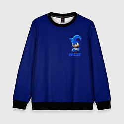 Свитшот детский SONIC, цвет: 3D-черный