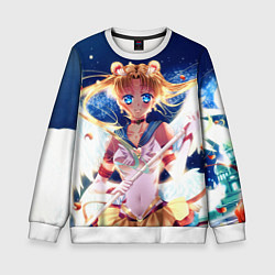 Свитшот детский SAILOR MOON, цвет: 3D-белый