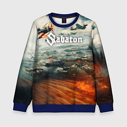 Свитшот детский Sabaton, цвет: 3D-синий