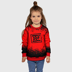 Свитшот детский ДДТ Лого, цвет: 3D-красный — фото 2