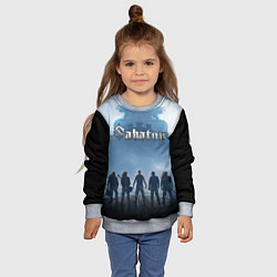 Свитшот детский SABATON, цвет: 3D-меланж — фото 2