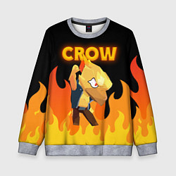 Детский свитшот BRAWL STARS CROW