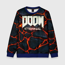 Свитшот детский DOOM: ETERNAL, цвет: 3D-синий