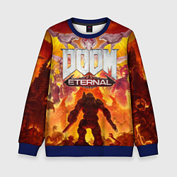 Свитшот детский DOOM Eternal, цвет: 3D-синий