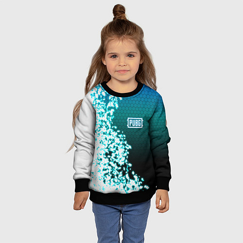 Детский свитшот PUBG / 3D-Черный – фото 4