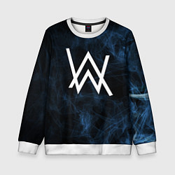 Свитшот детский Alan Walker, цвет: 3D-белый