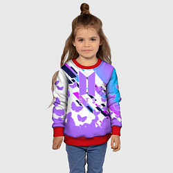 Свитшот детский BTS, цвет: 3D-красный — фото 2