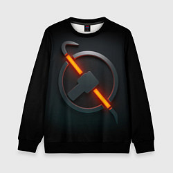 Свитшот детский HALF-LIFE, цвет: 3D-черный