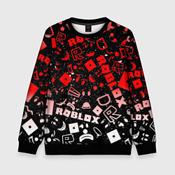 Свитшот детский Roblox, цвет: 3D-черный