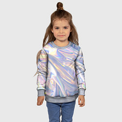 Свитшот детский Фольга, цвет: 3D-меланж — фото 2