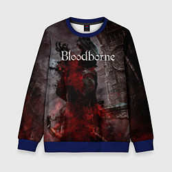 Свитшот детский Bloodborne, цвет: 3D-синий