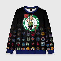 Свитшот детский Boston Celtics 1, цвет: 3D-синий