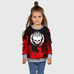 Свитшот детский THE OFFSPRING, цвет: 3D-меланж — фото 2