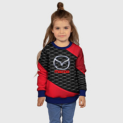 Свитшот детский MAZDA, цвет: 3D-синий — фото 2