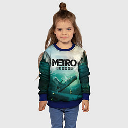 Свитшот детский METRO EXODUS, цвет: 3D-синий — фото 2