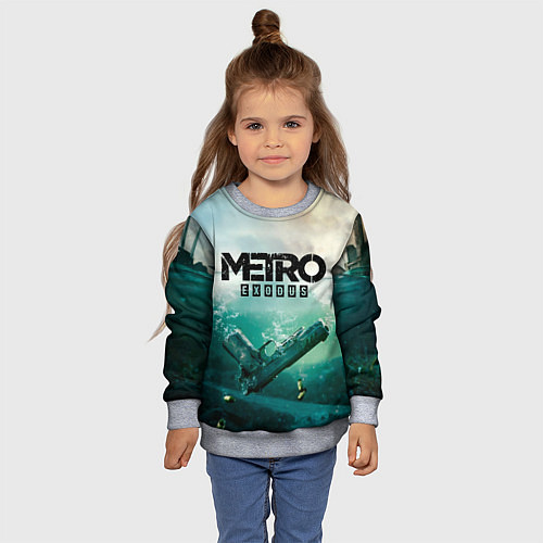 Детский свитшот METRO EXODUS / 3D-Меланж – фото 4