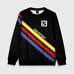 Свитшот детский Salomon, цвет: 3D-черный
