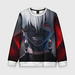 Свитшот детский TOKYO GHOUL, цвет: 3D-белый