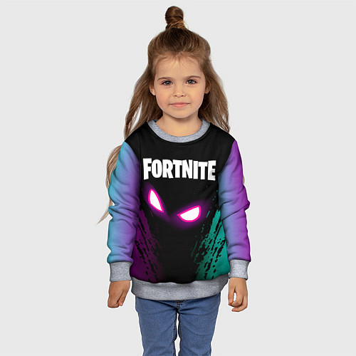 Детский свитшот FORTNITE / 3D-Меланж – фото 4