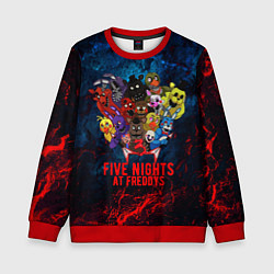 Свитшот детский Five Nights At Freddys, цвет: 3D-красный