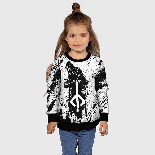 Детский свитшот BLOODBORNE / 3D-Черный – фото 4