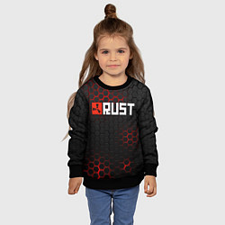 Свитшот детский RUST, цвет: 3D-черный — фото 2