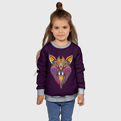 Свитшот детский Волшебная лиса, цвет: 3D-меланж — фото 2