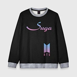 Свитшот детский BTS Suga, цвет: 3D-меланж