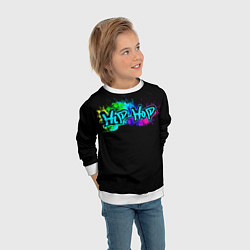 Свитшот детский Hip-Hop, цвет: 3D-белый — фото 2