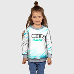 Свитшот детский Audi, цвет: 3D-меланж — фото 2