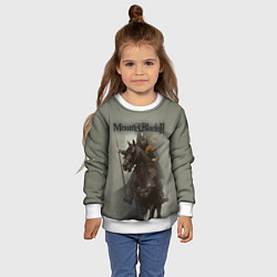 Свитшот детский Mount and Blade 2, цвет: 3D-белый — фото 2