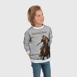 Свитшот детский Mount and Blade, цвет: 3D-белый — фото 2
