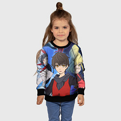 Свитшот детский БАШНЯ БОГА, цвет: 3D-черный — фото 2