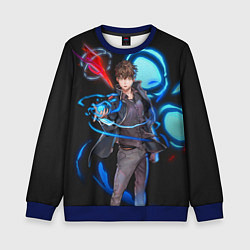 Свитшот детский БАШНЯ БОГА, цвет: 3D-синий