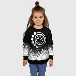 Свитшот детский Blink-182 7, цвет: 3D-черный — фото 2