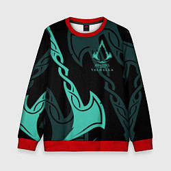 Свитшот детский ASSASSINS CREED VALHALLA, цвет: 3D-красный