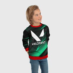 Свитшот детский VALORANT, цвет: 3D-красный — фото 2