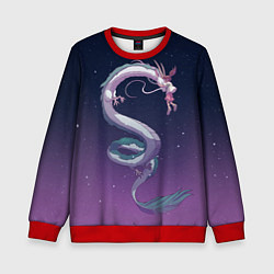 Свитшот детский Унесённые призраками, цвет: 3D-красный