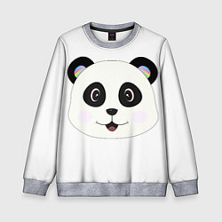 Свитшот детский Panda, цвет: 3D-меланж