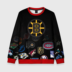 Свитшот детский NHL Boston Bruins Z, цвет: 3D-красный