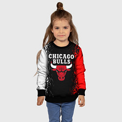 Свитшот детский CHICAGO BULLS, цвет: 3D-черный — фото 2