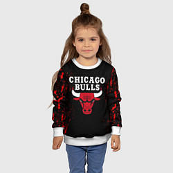 Свитшот детский CHICAGO BULLS, цвет: 3D-белый — фото 2