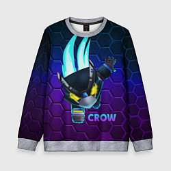 Детский свитшот Brawl Stars CROW