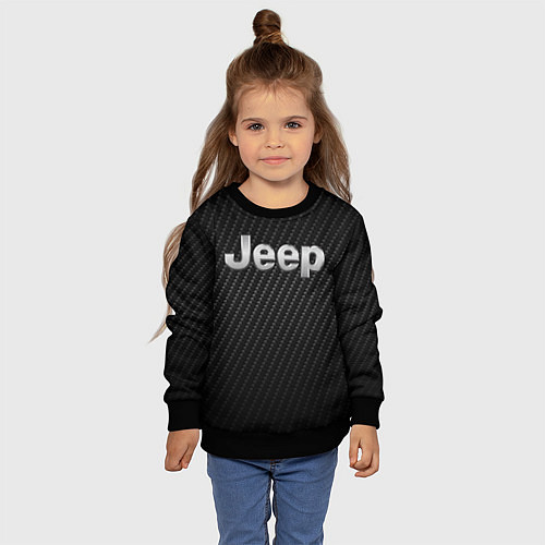 Детский свитшот Jeep Z / 3D-Черный – фото 4