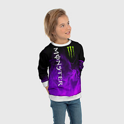 Свитшот детский MONSTER ENERGY, цвет: 3D-белый — фото 2
