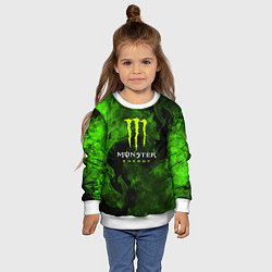 Свитшот детский MONSTER ENERGY, цвет: 3D-белый — фото 2