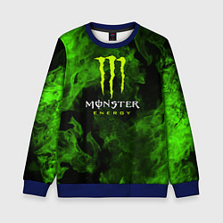 Свитшот детский MONSTER ENERGY, цвет: 3D-синий