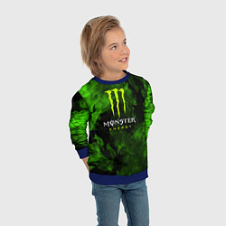 Свитшот детский MONSTER ENERGY, цвет: 3D-синий — фото 2