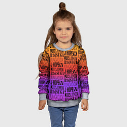 Свитшот детский BTS, цвет: 3D-меланж — фото 2