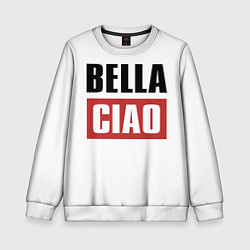 Свитшот детский Bella Ciao, цвет: 3D-белый